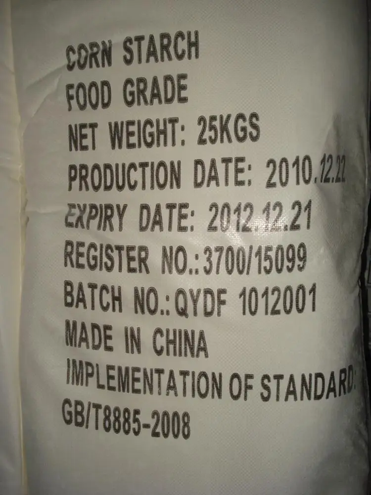 
Manufacturer Price corn starch food grade 