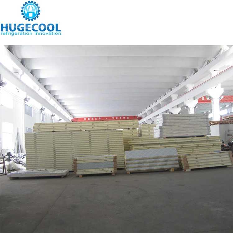 Walk In Cooler Pu Insulation Wall Floor Sandwich Panels For Cold ...