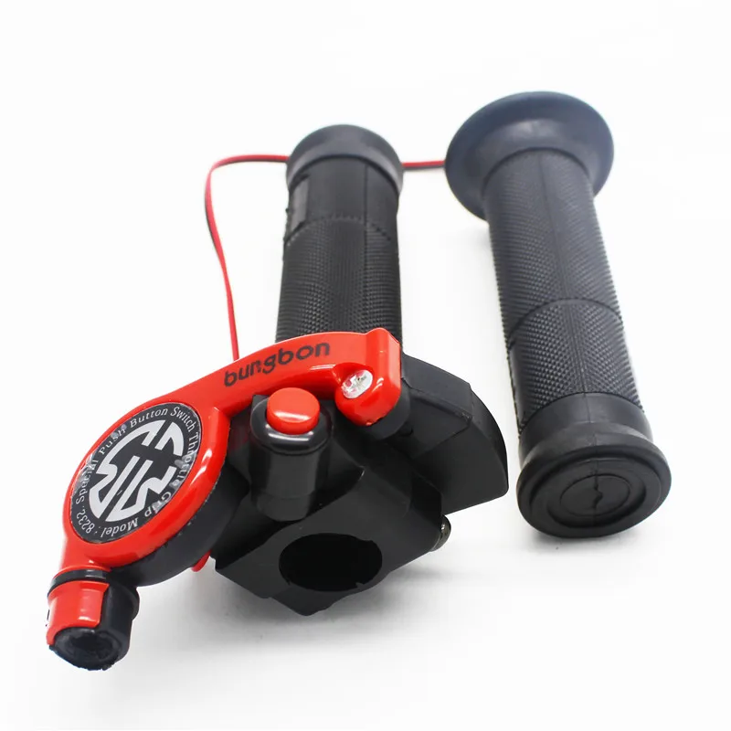 Pit Dirt Bike 1/4 Quick Turn Twist Throttle Red + Grip Buy Turn Twist