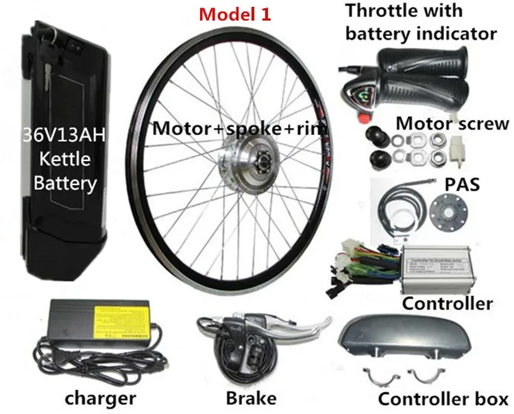Flash Deal New Arrival Lithium Battery E-Bike Conversion Kit Cheap Price Pedal Assist Electric bike conversion kit 0