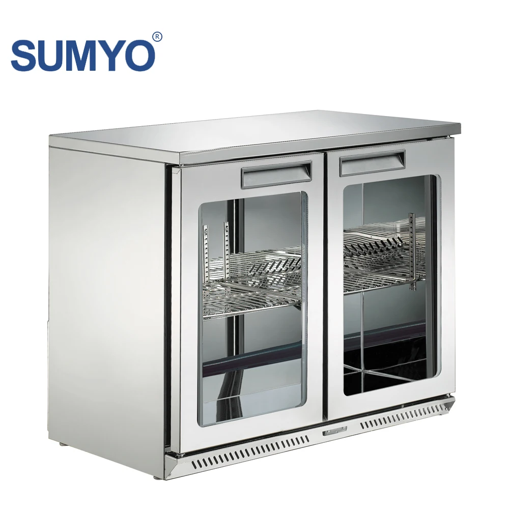Stainless Steel Beverage Glass Door Display Counter Bar Fridge Buy Small Bar Fridge Glass Door