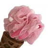 Factory price Ice cream shape bath sponge bath puff body exfoliating shower puff wholesale cheap sponge
