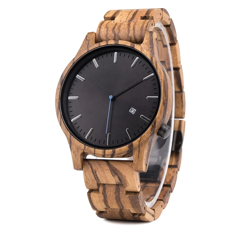 

2019 DODO DEER Full Natural Zebra Wood Watch OEM Men Wrist Diy Custom Your Own Brand Watches