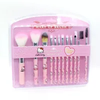 

hello kitty 12pcs makeup brush set , with pvc box