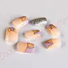 New Design Glitter French Fake nails False Nails China Factory Supply Nail Tips
