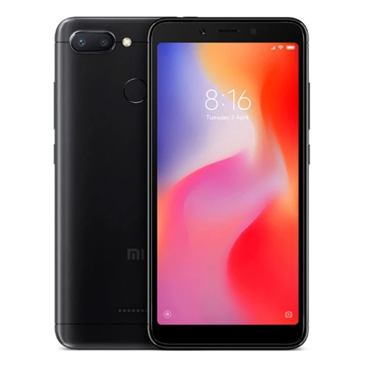 

Face & Fingerprint Identification, 5.45 inch Xiaomi Redmi 6, 3GB+64GB, Global Official Version