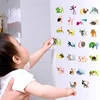 Hot Sales Cute Animals English Letter Cartoon Alphabet Wall Sticker for Kindergarten Puzzle Deco