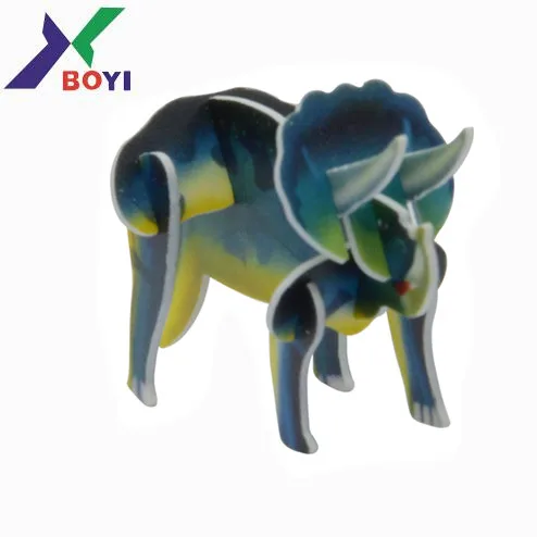 Best Car Game Beautiful Puzzle PP Card 3D Puzzle Elephant