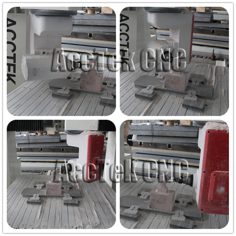 New produced cheap price cnc 5 axis AKM1212 for engraving 3d wood / cnc wood machinery