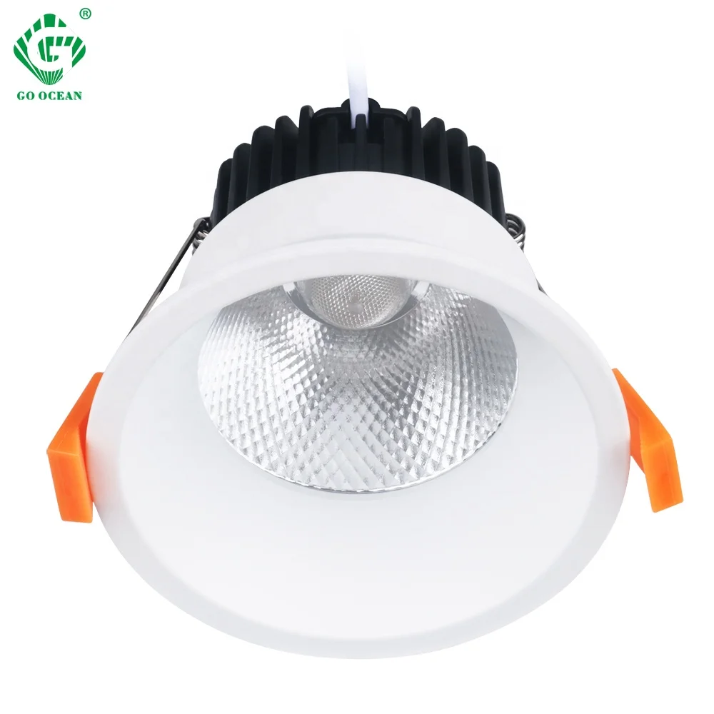Top Quality 7W 12W 18W Fire Rated Spot Linear Cct Waterproof Modern Led Downlight Fitting Porch Home Kitchen Down Lights