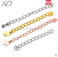 

XD P179 925 sterling silver necklace extender 925 sterling silver extension chain 925 sterling silver growth chain