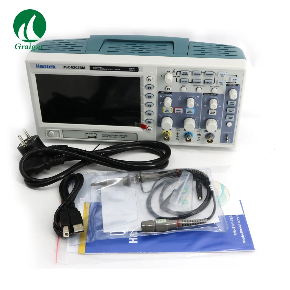 New Dso5202bm Digital Automotive Oscilloscope Usb Lcd Display Benchtop