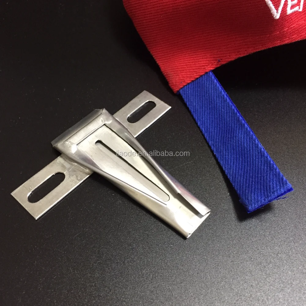 
Baseball cap back belt tape hand made folder 