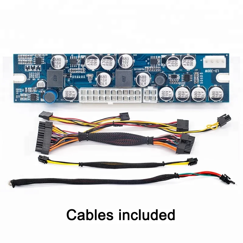 DC DC ATX Peak PSU 12V 300W Pico ATX Switch Mining PSU 24pin MINI ITX DC to Car ATX PC Power Supply For Computer