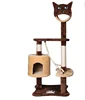 Hot Sell Economical and practical Double-deck Cat pattern cat tree for cat