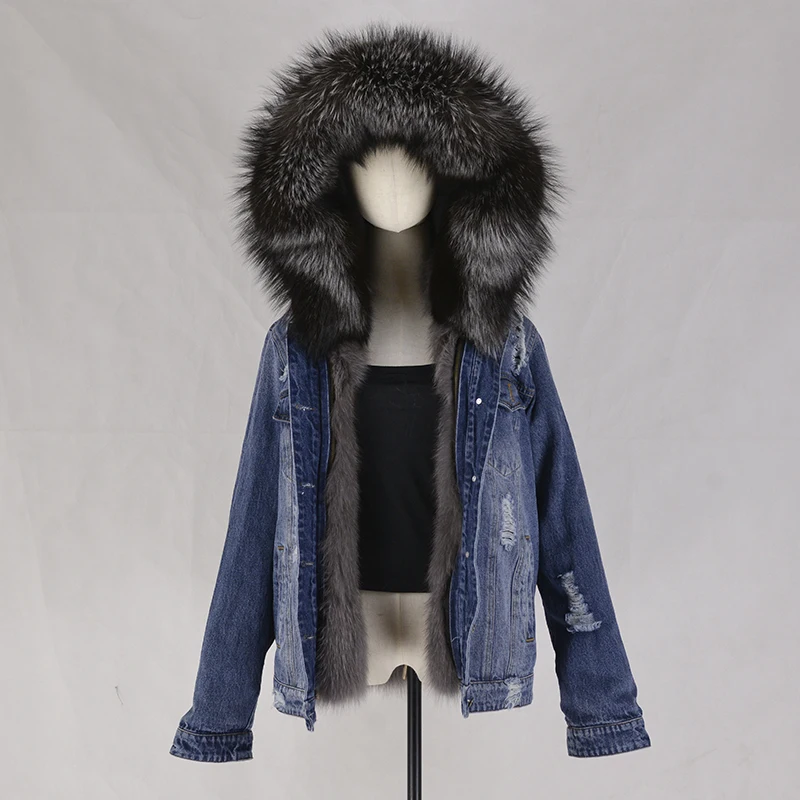 fox fur lined jacket