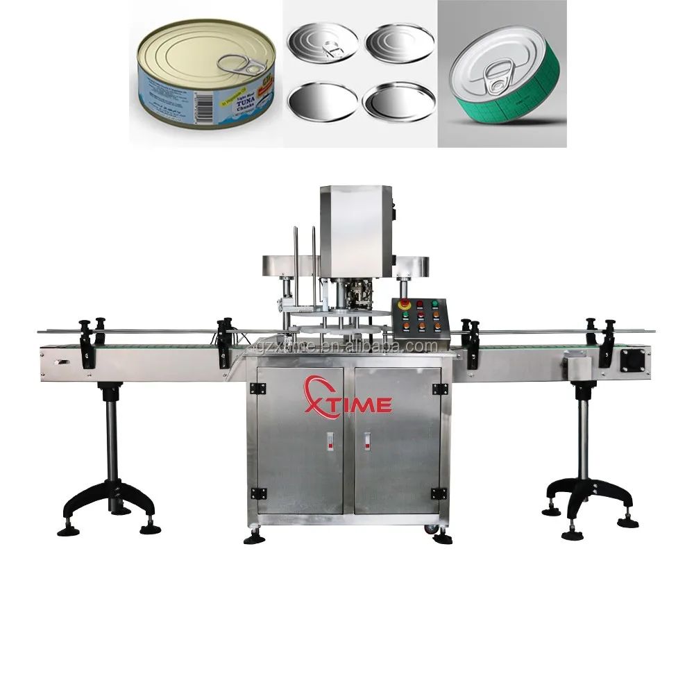 Automatic Tin Can Tuna Fish/sardin Fish Tin Can Packing Sealing Machine