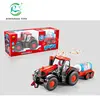Bump And Go Bubble Blowing Farm Tractor Train Set Lights & Sounds