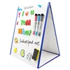 March promotion Toys Dry Erase Whiteboard Easel,Double Sided Tapletop Easel