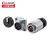 For kinds of Equipment ip67 waterproof 12v cable metal connectors 3-way male and female electrical connectors