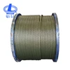 Ungalvanized yellow oil greased 5mm to 40mm Bright Steel Wire Rope 6x19+IWRC