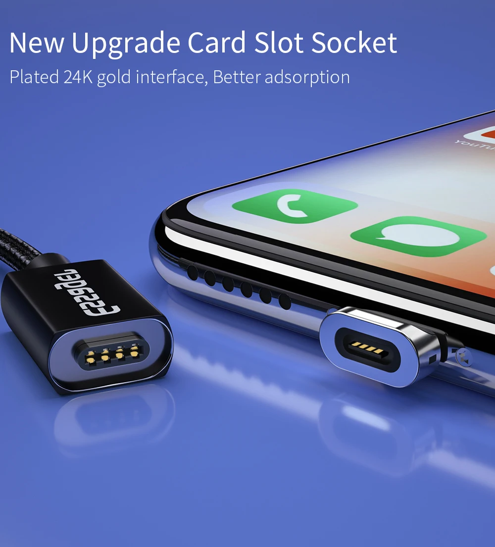 Essager Magnetic USB Type C Cable 3A Fast Charging Charge Cord USB-C Data Type-c Cable For Oneplus 6t 8 Magnet Charger - ANKUX.COM