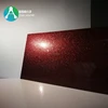 0.5mm Sparkle Wine Red Plastic Rigid PVC Sheet Drum Wrap Material