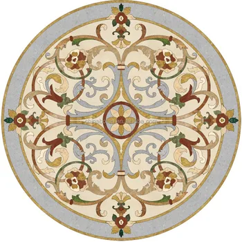 Hot Stone Tile Round Marble Medallion Floor Design Hot Stone Tile Round Marble Medallion Floor Design Waterjet Mosaic Patterns Supplier