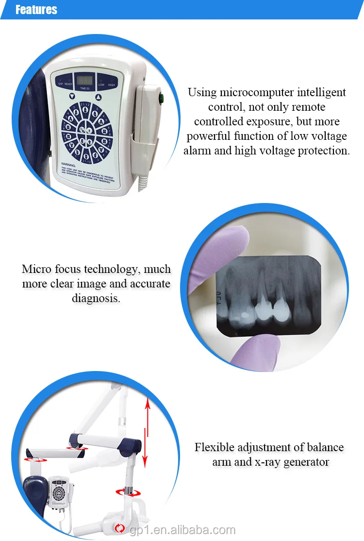 China price mobile portable digital medical equipment dental x ray machine