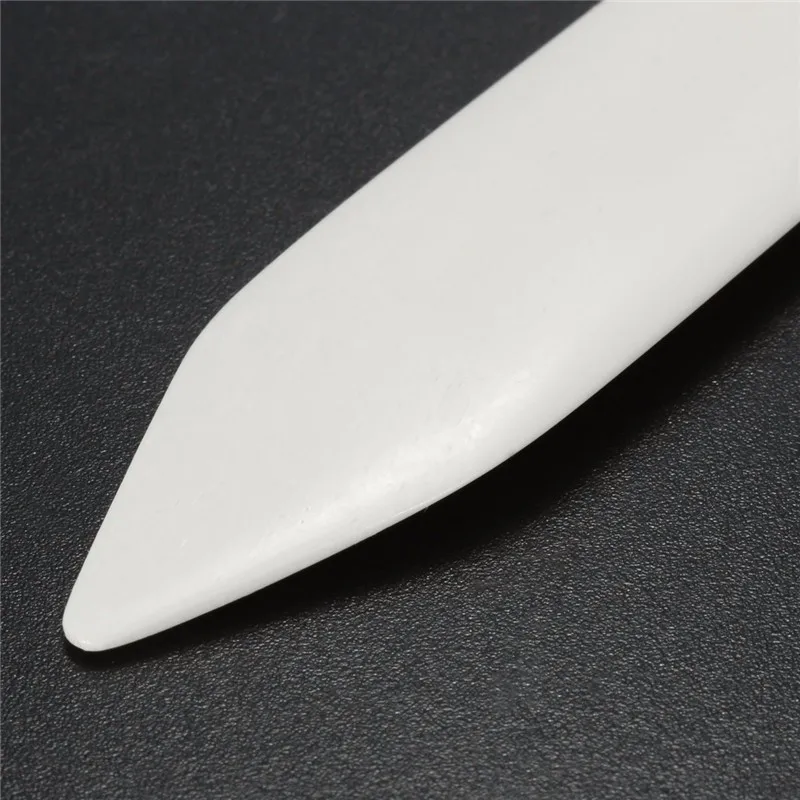 carpeta de Huesos asixx Natural Bone Folder Tool para marcar pliegues PLEGABLES bordes de cuero artesanales 