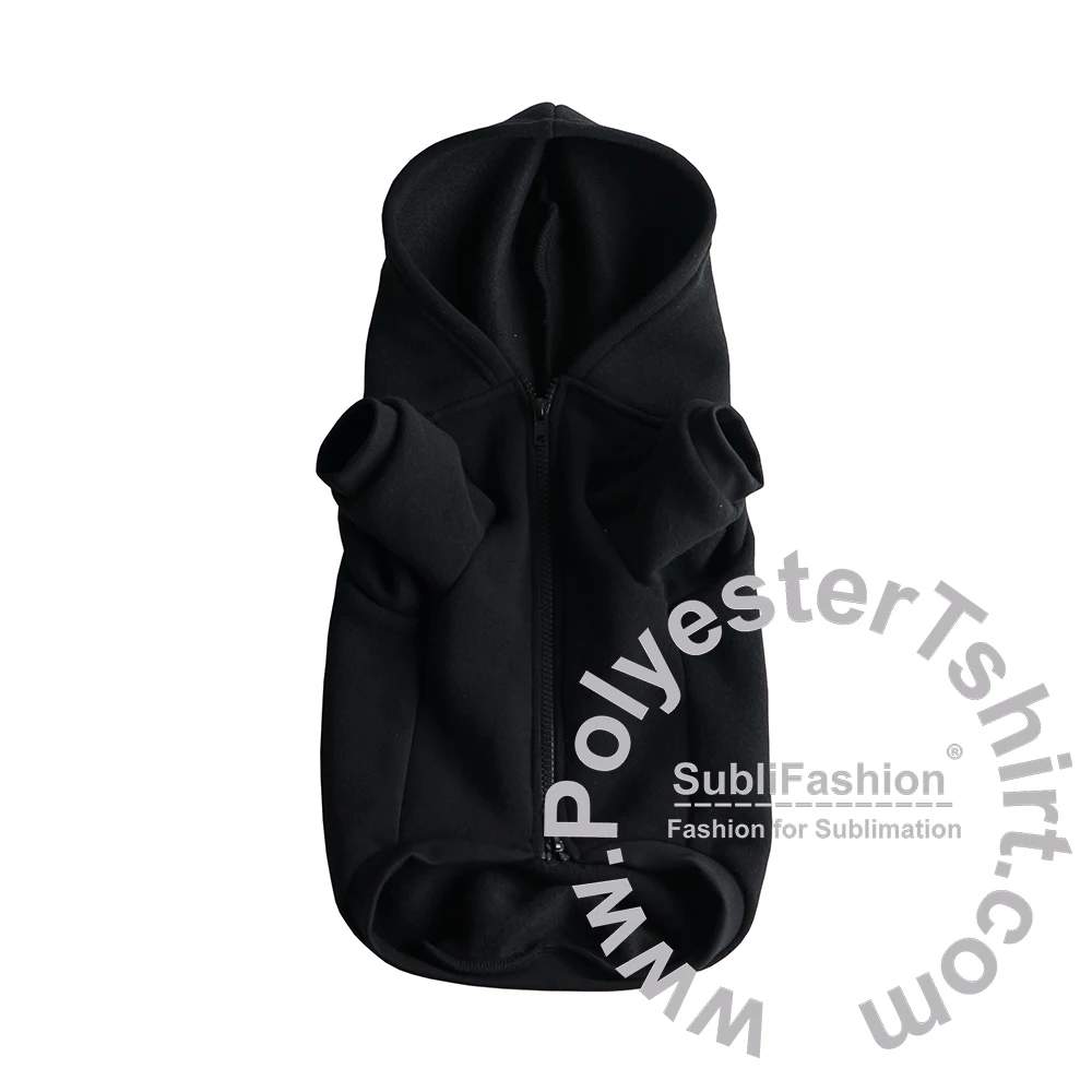 

Cute Fleece Fabric Dog Hoodies with Zipper & Pocket Handmade Pet Puppy Sweater New Coat Apparel For Small Dog, N/a