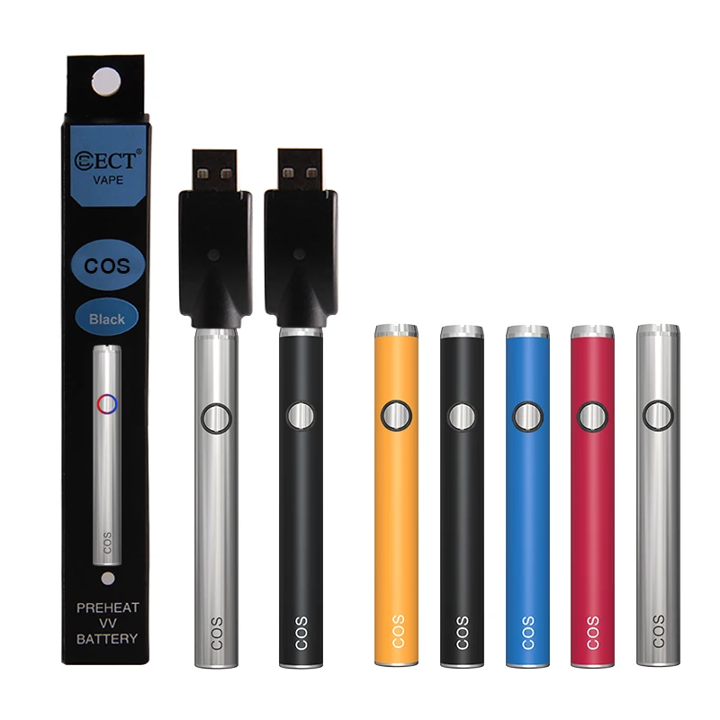 

Rechargeable battery e cigarette kit ECT Cos battery kit for vaper