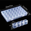 28 grid diamond painting tool plastic box for diamond storage