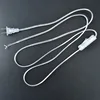 Transparent Wire Extension Cable Line Cable 1.8m On Off Power Cord For LED Lamp With Button Switch EU Plug Light Switching