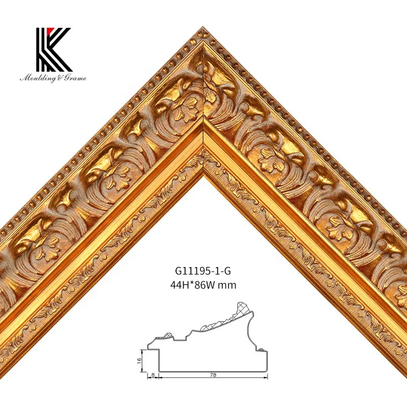 Manufacturers Hot Sale Canvas Picture Frames Wall Decorative Gold