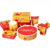 Custom Printed Buger Chips Fried Chicken Roast Fast Food Packaging KFC Paper Box