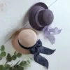 Cotton and Hemp Bows Rolled Through Hollow Beach Caps Sun Hats Fisherman Hats Straw Hat Custom