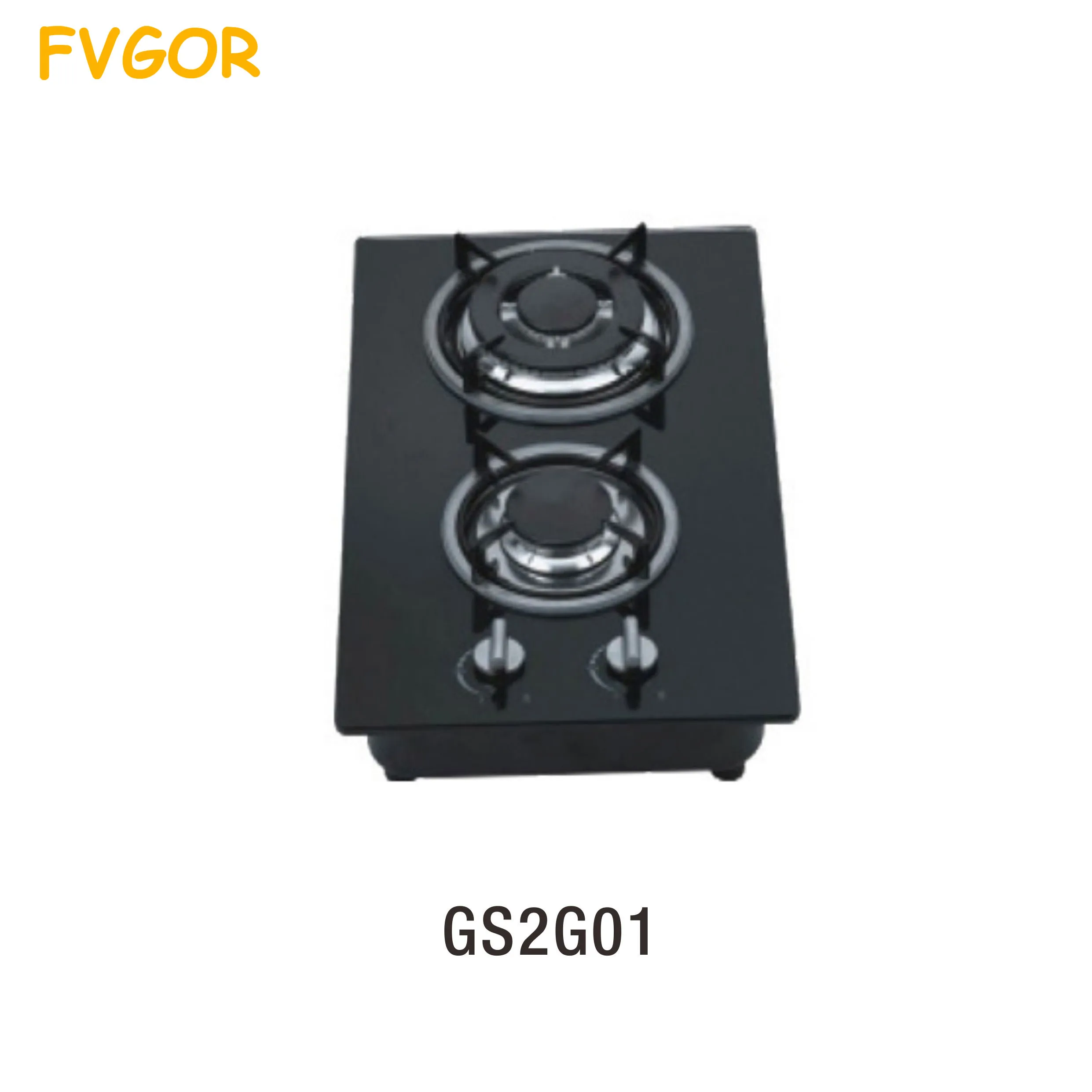 Gs2g01 Fvgor Factory 30cm Built In 2 Burner Domino Gas On Glass