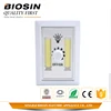 BIOSIN quality guaranteed 200lumen battery operated led night lights cob led cordless light switch