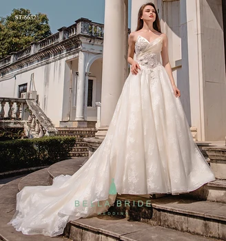 Stylish Bride Custom Made Wedding Dresses China For Plus Size