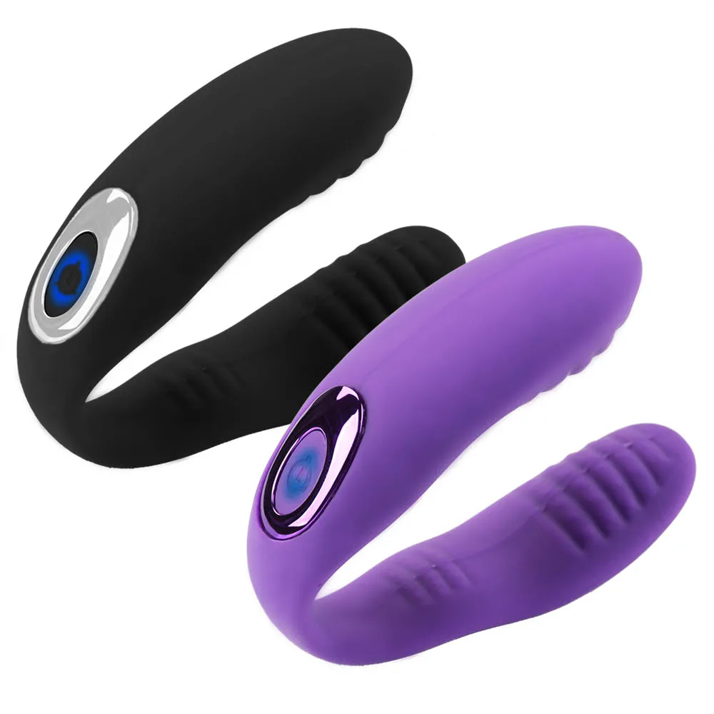 
2017 most popular U shape vibrator massager for male and female,rechargeable sex toys with strong vibration 