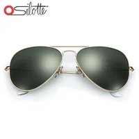 

1:1 High end american brand polarized glass pilot sun glasses uv 400 ce mirror 3025 pearl odm oem sunglasses