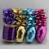 Christmas gift wrap set with star bow and curling ribbon egg