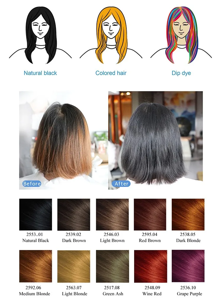 China Professional Manufacturers Natural Organic Non Allergic Black Hair Dye Shampoo Buy Black Hair Dye Non Allergic Hair Dye Natural Hair Dye