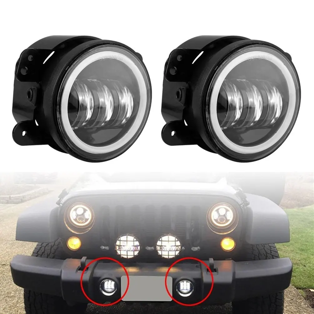 For 4x4 Off Road Lighting 4 Inch Fog Light 30watts 6500k Led Lights For ...