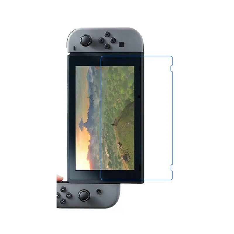 Hot selling Ultra-thin 0.25mm 9H Tempered glass film for Nintendo Switch screen protector with retail package