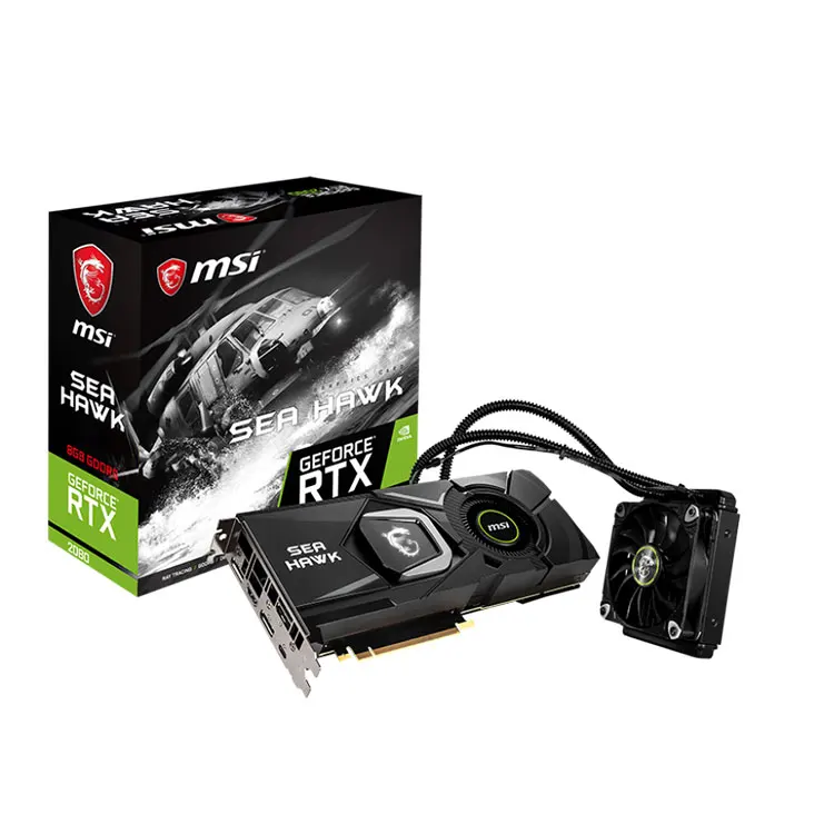 

MSI NVIDIA GEFORCE RTX2080 SEA HAWK X 8G GDDR6 256 bit Desktop Gaming Graphics Card