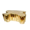 Tree Trunk Style Stainless Steel Coffee Table Modern Living Room Coffee Table