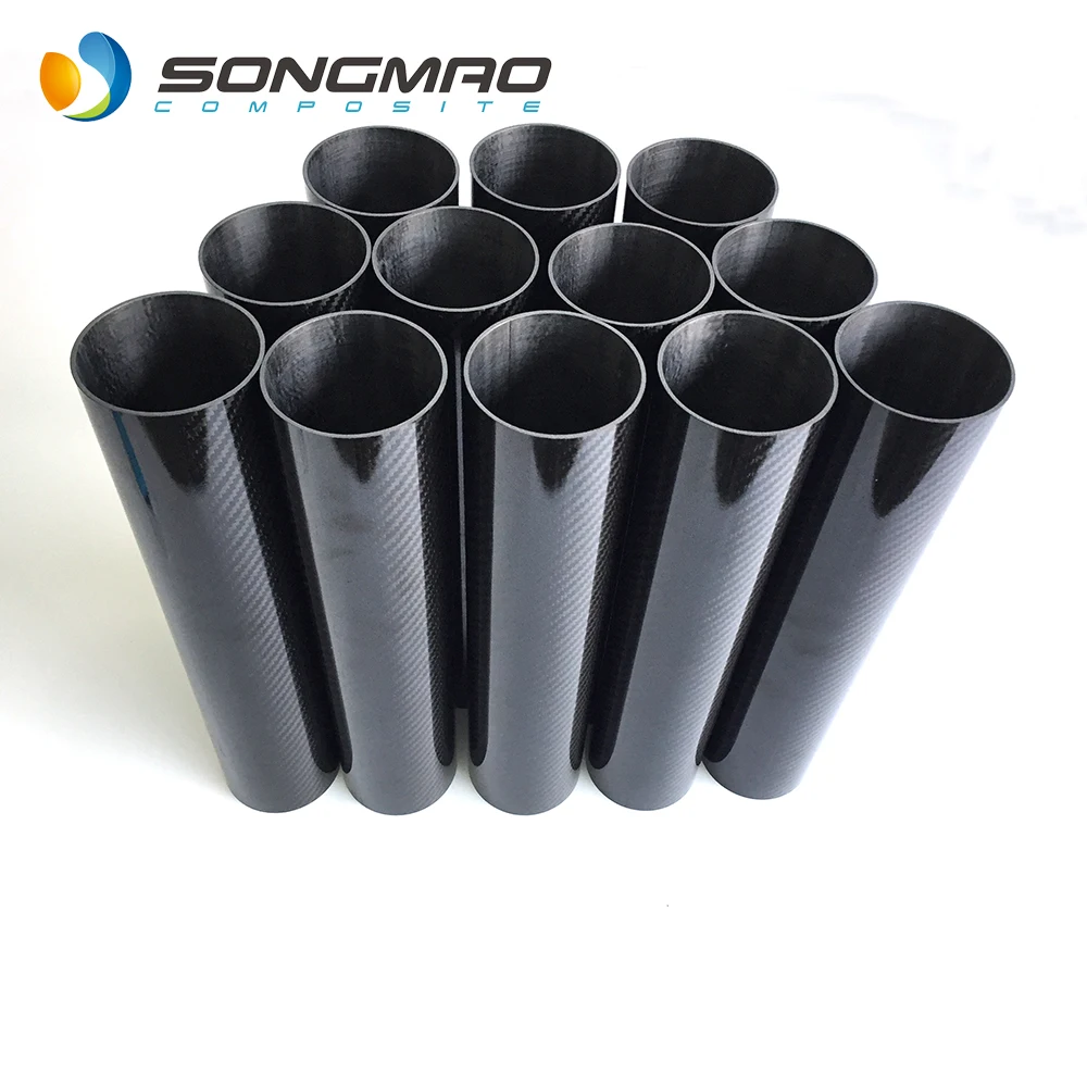 50mm 60mm 100mm 110mm Large Diameter Carbon Fiber Tube Buy Carbon Fiber100mm Carbon Fiber 