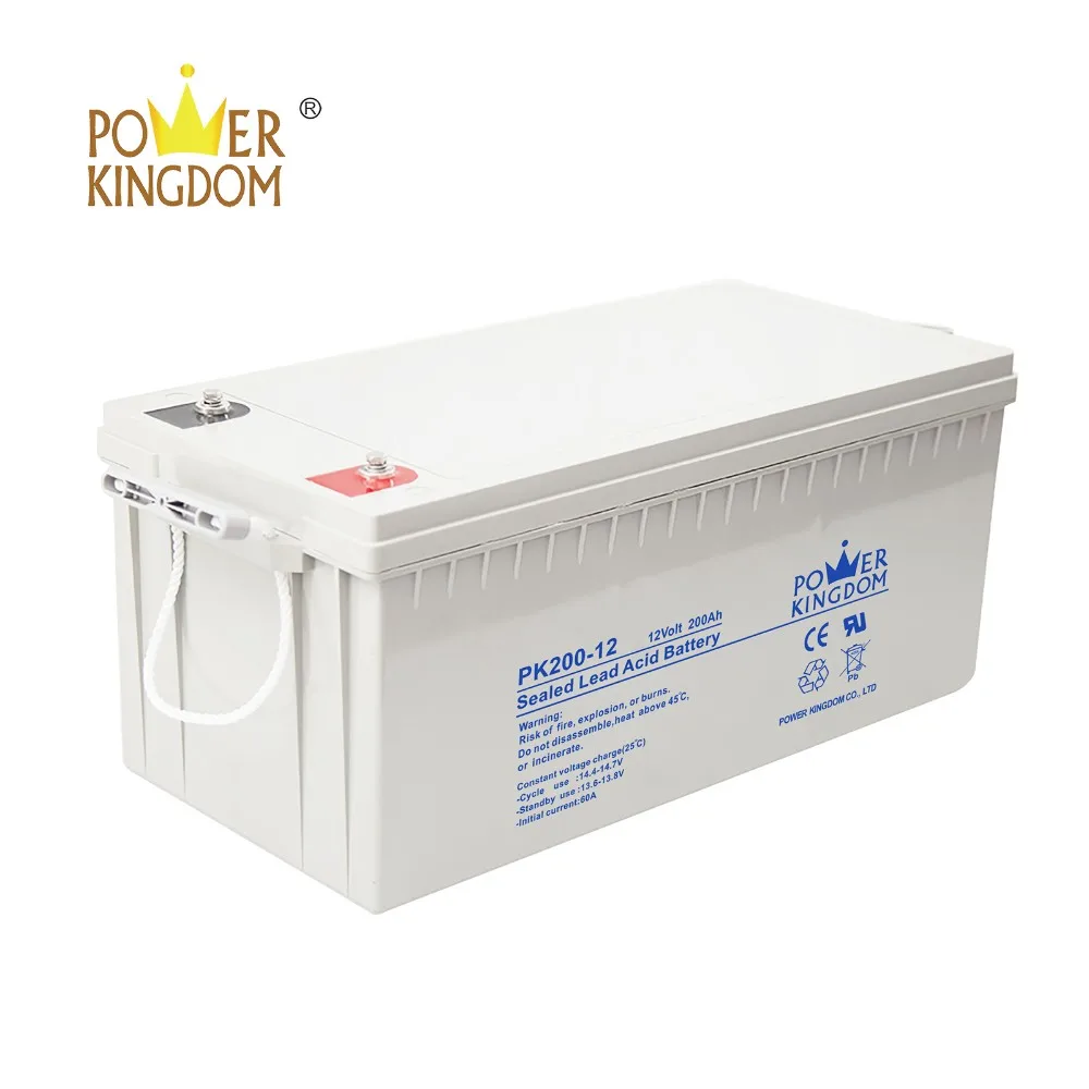 Power Kingdom 2v agm battery directly sale solar and wind power system